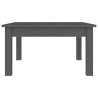 Table basse Gris 55x55x30 cm Bois massif de pin 617120617120