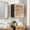 Armoire suspendue avec porte Marron et Noir 38 x 33,5 x 48 cm 617123617123