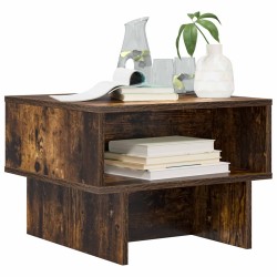 Table basse Chêne fumé 48 x 46 x 35 cm Bois d'ingénierie 617125617125