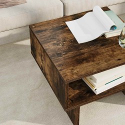 Table basse Chêne fumé 48 x 46 x 35 cm Bois d'ingénierie 617125617125