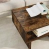 Table basse Chêne fumé 48 x 46 x 35 cm Bois d'ingénierie 617125617125