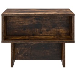 Table basse Chêne fumé 48 x 46 x 35 cm Bois d'ingénierie 617125617125