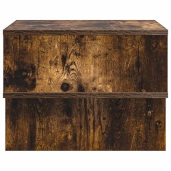 Table basse Chêne fumé 48 x 46 x 35 cm Bois d'ingénierie 617125617125