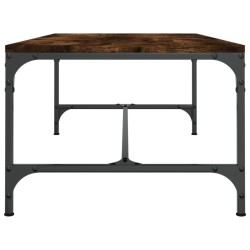 Table basse Chêne fumé 100x50x35 cm Bois d'ingénierie 617127617127