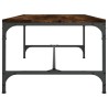 Table basse Chêne fumé 100x50x35 cm Bois d'ingénierie 617127617127