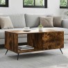 Table basse Chêne fumé 90 x 50 x 40 cm Bois d'ingénierie 617128617128