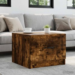 Table basse Chêne fumé 49 x 50 x 37 cm Bois d'ingénierie 617129617129