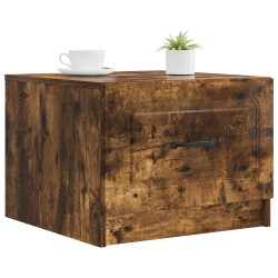 Table basse Chêne fumé 49 x 50 x 37 cm Bois d'ingénierie 617129617129