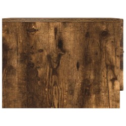 Table basse Chêne fumé 49 x 50 x 37 cm Bois d'ingénierie 617129617129