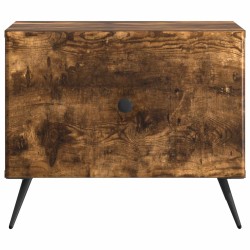 Table basse Chêne fumé 49 x 50 x 40 cm Bois d'ingénierie 617130617130