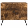 Table basse Chêne fumé 49 x 50 x 40 cm Bois d'ingénierie 617130617130