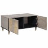 Table basse Gris 80 x 50 x 40 cm Bois de mangue massif 617132617132