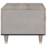 Table basse Gris 80 x 50 x 40 cm Bois de mangue massif 617132617132