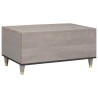 Table basse Gris 80 x 50 x 40 cm Bois de mangue massif 617132617132