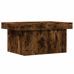 Table basse chêne fumé 100x55x40 cm bois d'ingénierie 617133617133