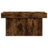 Table basse chêne fumé 100x55x40 cm bois d'ingénierie 617133617133