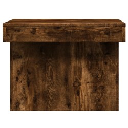 Table basse chêne fumé 100x55x40 cm bois d'ingénierie 617133617133