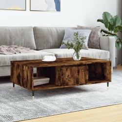 Table basse chêne fumé 104x60x35 cm bois d'ingénierie 617134617134