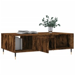 Table basse chêne fumé 104x60x35 cm bois d'ingénierie 617134617134