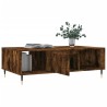 Table basse chêne fumé 104x60x35 cm bois d'ingénierie 617134617134