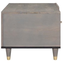 Table basse Gris 80 x 50 x 40 cm Bois de mangue massif 617135617135