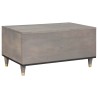 Table basse Gris 80 x 50 x 40 cm Bois de mangue massif 617135617135