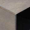 Table basse Gris 80 x 50 x 40 cm Bois de mangue massif 617135617135