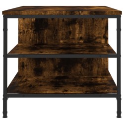 Table basse Chêne fumé 100x50x45 cm Bois d'ingénierie 617136617136