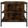Table basse Chêne fumé 100x50x45 cm Bois d'ingénierie 617136617136