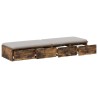 Tiroirs de lit avec tiroir Chêne fumé 120 x 36,5 x 16,5 cm 617145617145