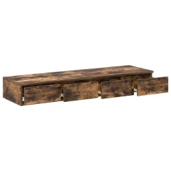 Tiroirs de lit avec tiroir Chêne fumé 120 x 36,5 x 16,5 cm 617145617145