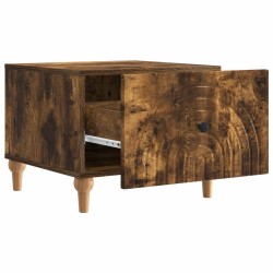 Table basse Chêne fumé 49 x 50 x 40 cm Bois d'ingénierie 617148617148