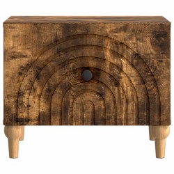 Table basse Chêne fumé 49 x 50 x 40 cm Bois d'ingénierie 617148617148