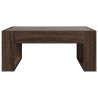 Table basse avec LED infini chêne marron 70x53x30 cm 617149617149