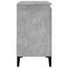 Armoire d'évier gris béton 65x33x60 cm bois d'ingénierie 617152617152