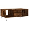 Table basse Chêne fumé 90x50x36,5 cm Bois d'ingénierie 617155617155