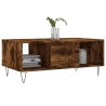 Table basse Chêne fumé 90x50x36,5 cm Bois d'ingénierie 617155617155