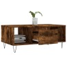 Table basse Chêne fumé 90x50x36,5 cm Bois d'ingénierie 617155617155