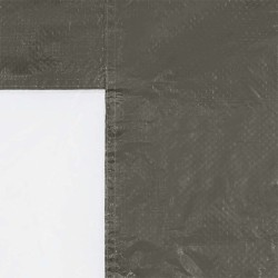 Mur de tente de fête 2 pcs 400 x 195 cm Anthracite PE et acier 617156617156