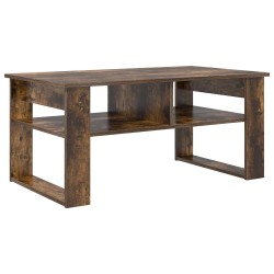 Table basse Chêne fumé 96 x 54 x 44 cm Bois d'ingénierie 617157617157