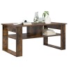 Table basse Chêne fumé 96 x 54 x 44 cm Bois d'ingénierie 617157617157