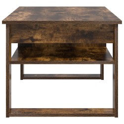 Table basse Chêne fumé 96 x 54 x 44 cm Bois d'ingénierie 617157617157