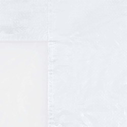 Mur de tente de fête 2 pcs 400 x 195 cm Blanc PE et acier 617159617159