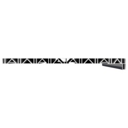 Appui de fenêtre Anthracite avec grain de bois 80 x 40 x 4,5 cm 617160617160