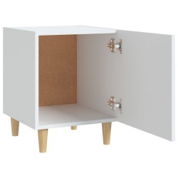 Table de chevet Blanc Bois d'ingénierie 617162617162