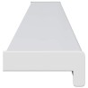 Appui de fenêtre Blanc 140 x 10 x 4,5 cm PVC 617165617165