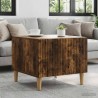 Table basse Chêne fumé 49 x 50 x 40 cm Bois d'ingénierie 617168617168