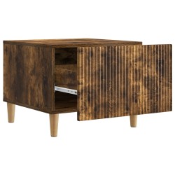 Table basse Chêne fumé 49 x 50 x 40 cm Bois d'ingénierie 617168617168