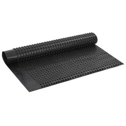 Feuille de drainage nervurée Noir 1 x 20 m HDPE 617172617172