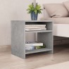 Table de chevet Gris béton 40x30x40 cm Bois d'ingénierie 617173617173